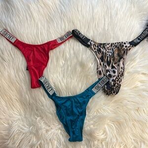 3 Shine Stap Bottoms- XS/ S